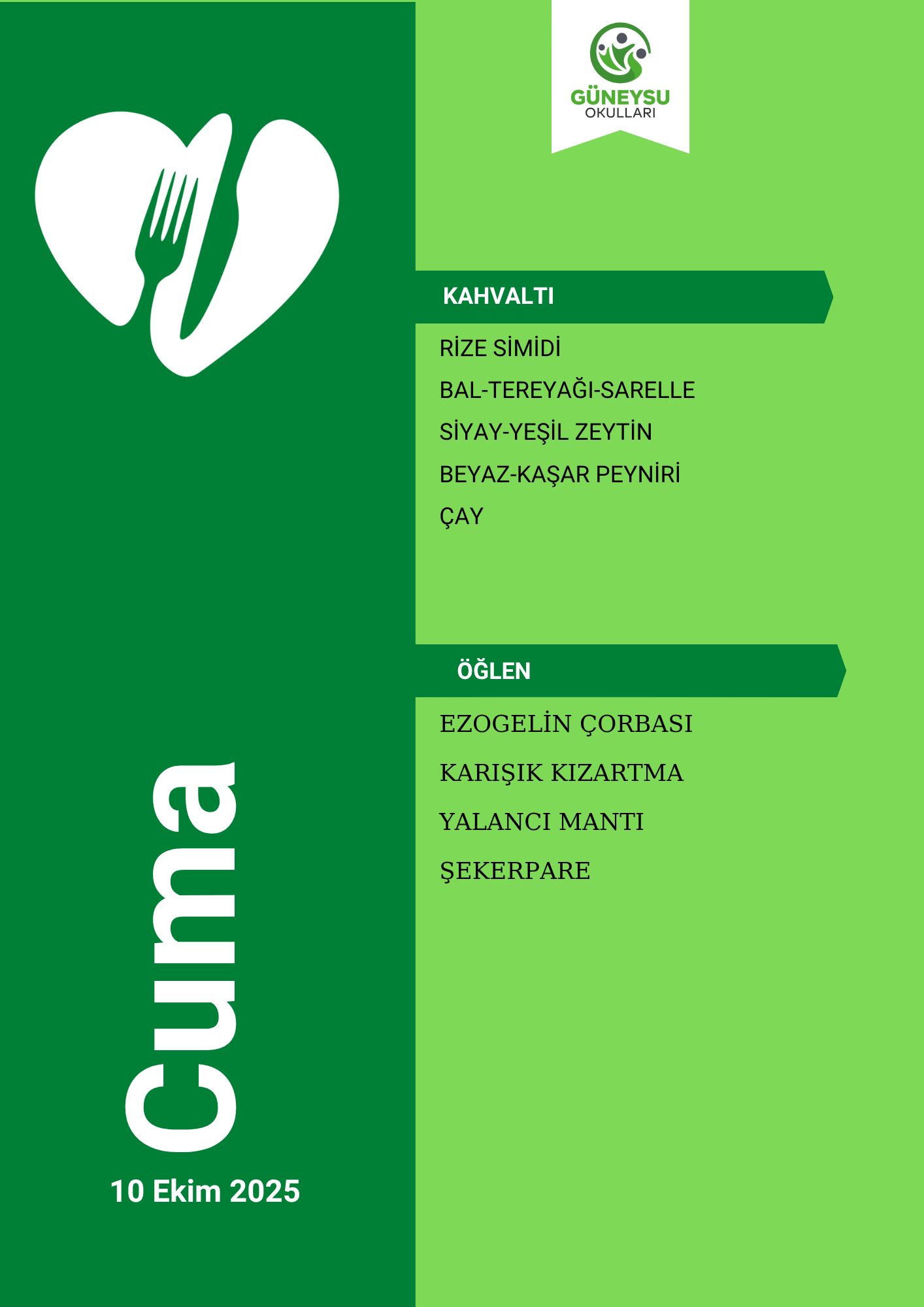 Cuma Menüsü